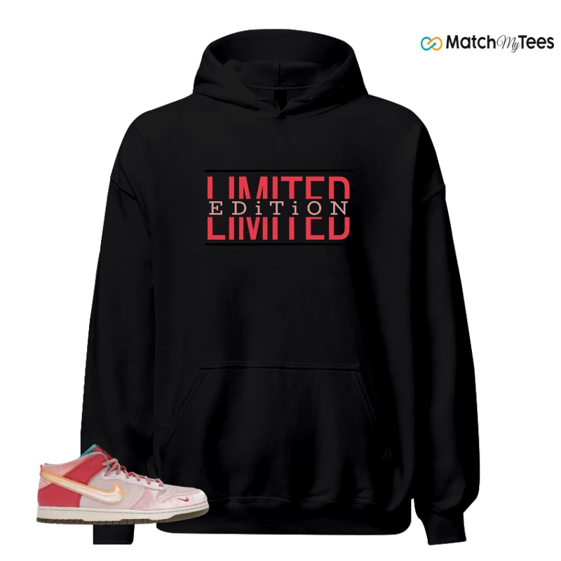 NIKE DUNK MID SOCIAL STATUS FREE LUNCH STRAWBERRY MILK SNEAKER Matching Tees hoodie