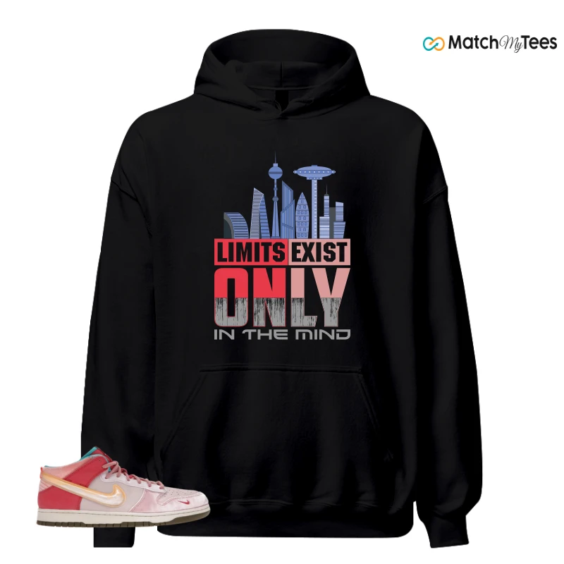 NIKE DUNK MID SOCIAL STATUS FREE LUNCH STRAWBERRY MILK SNEAKER Matching Tees hoodie