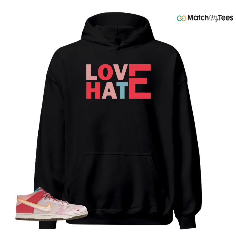 NIKE DUNK MID SOCIAL STATUS FREE LUNCH STRAWBERRY MILK SNEAKER Matching Tees hoodie