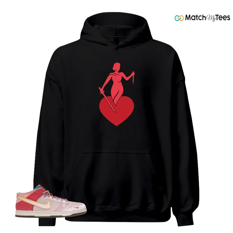NIKE DUNK MID SOCIAL STATUS FREE LUNCH STRAWBERRY MILK SNEAKER Matching Tees hoodie