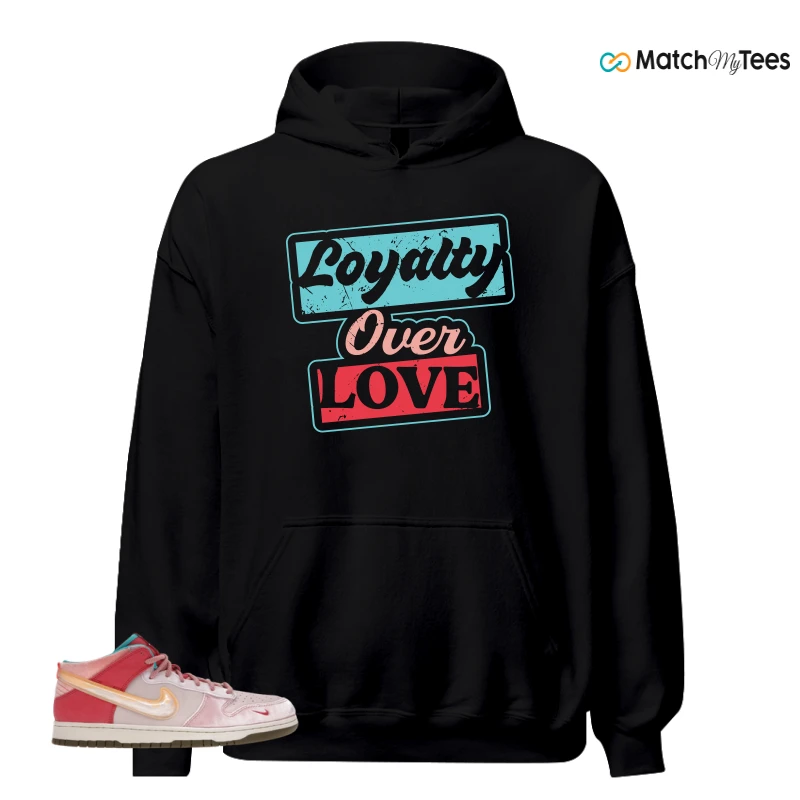 NIKE DUNK MID SOCIAL STATUS FREE LUNCH STRAWBERRY MILK SNEAKER Matching Tees hoodie