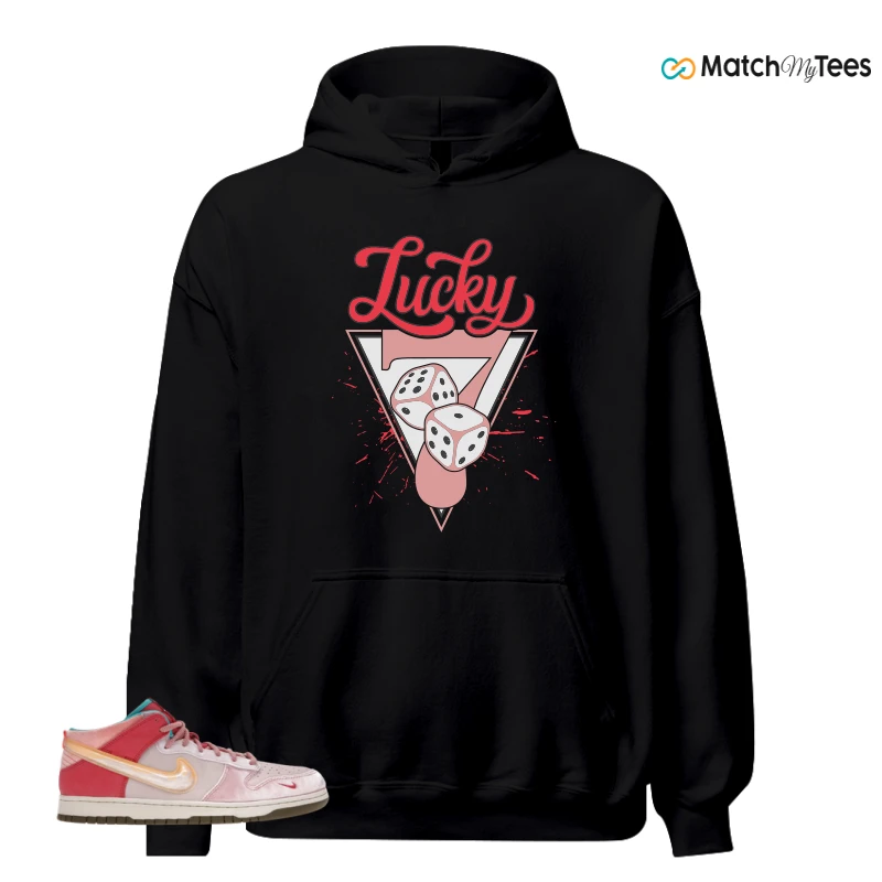 NIKE DUNK MID SOCIAL STATUS FREE LUNCH STRAWBERRY MILK SNEAKER Matching Tees hoodie