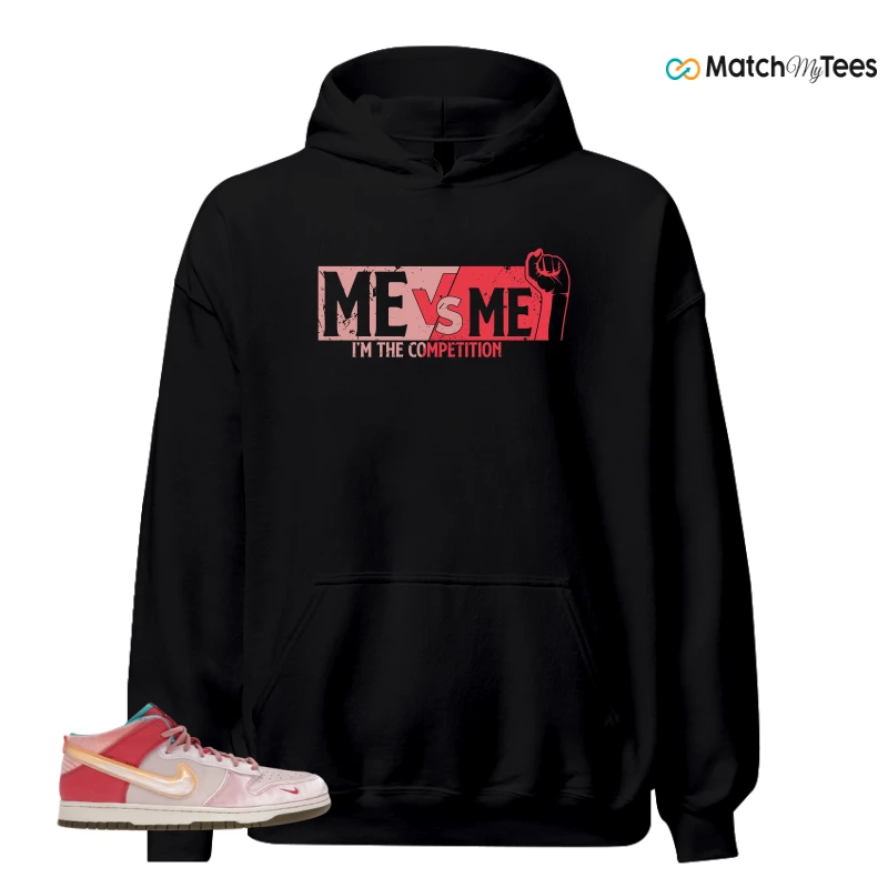 NIKE DUNK MID SOCIAL STATUS FREE LUNCH STRAWBERRY MILK SNEAKER Matching Tees hoodie