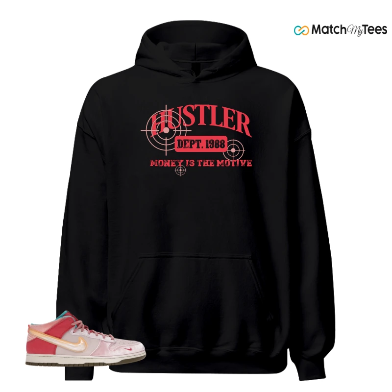 NIKE DUNK MID SOCIAL STATUS FREE LUNCH STRAWBERRY MILK SNEAKER Matching Tees hoodie