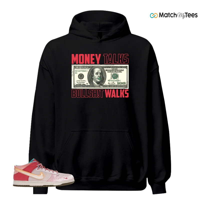 NIKE DUNK MID SOCIAL STATUS FREE LUNCH STRAWBERRY MILK SNEAKER Matching Tees hoodie