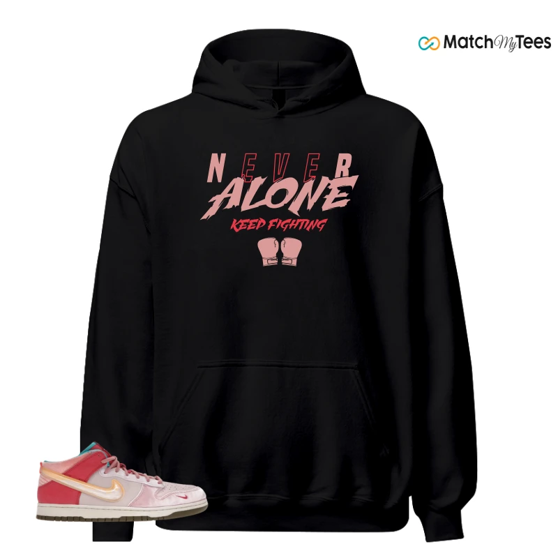 NIKE DUNK MID SOCIAL STATUS FREE LUNCH STRAWBERRY MILK SNEAKER Matching Tees hoodie