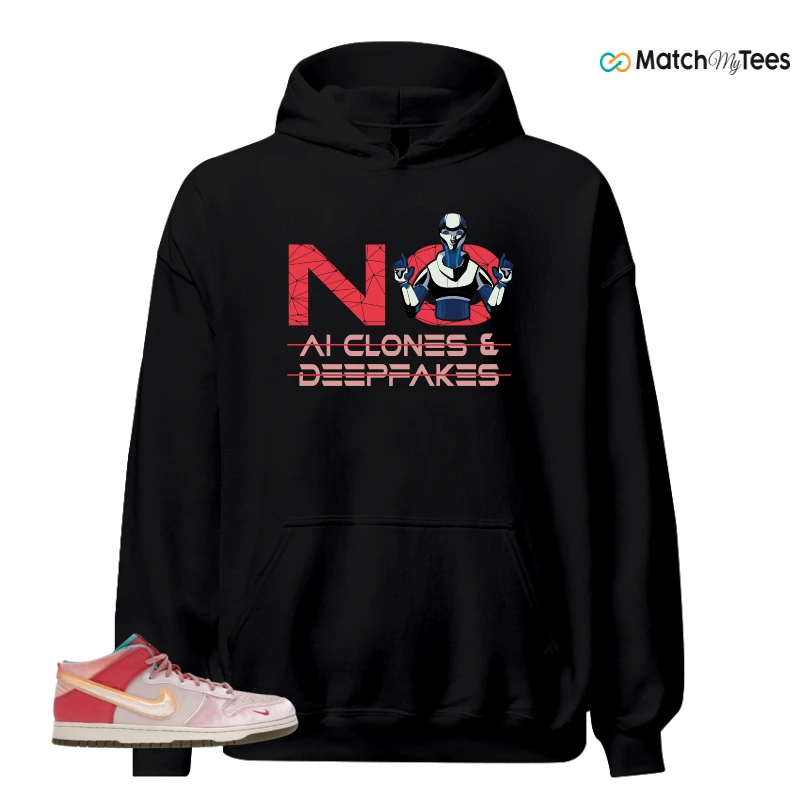 NIKE DUNK MID SOCIAL STATUS FREE LUNCH STRAWBERRY MILK SNEAKER Matching Tees hoodie