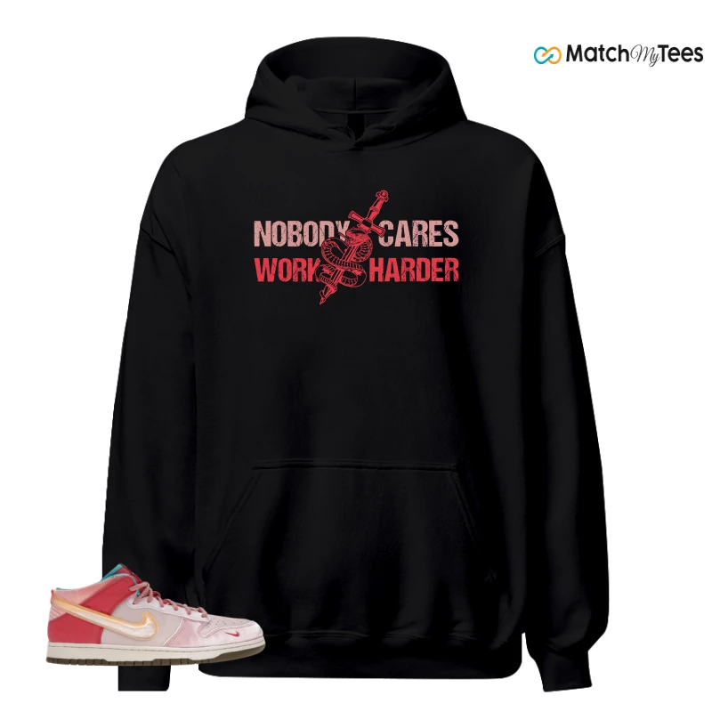 NIKE DUNK MID SOCIAL STATUS FREE LUNCH STRAWBERRY MILK SNEAKER Matching Tees hoodie