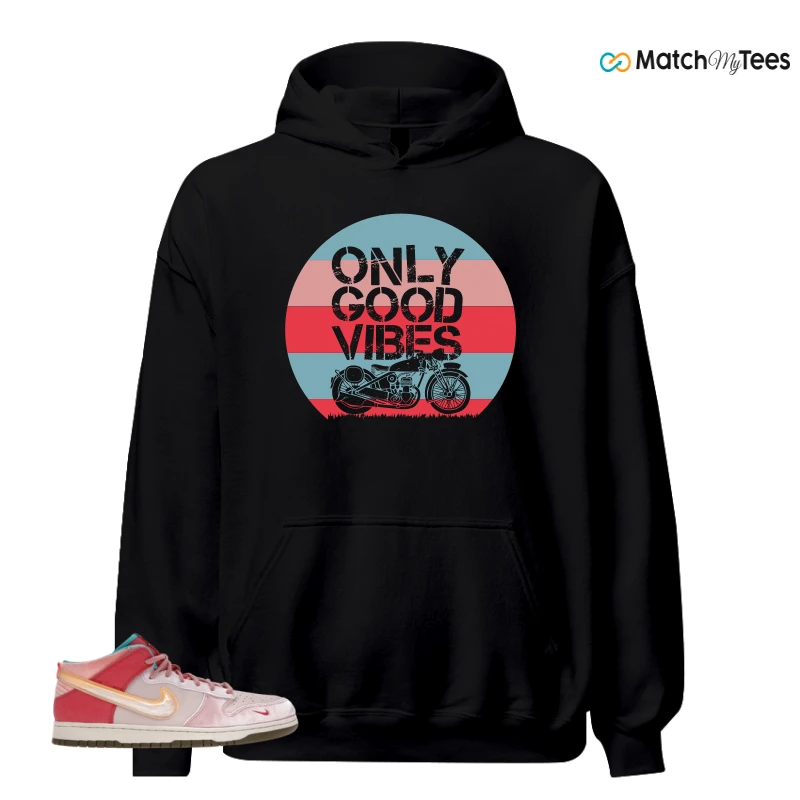 NIKE DUNK MID SOCIAL STATUS FREE LUNCH STRAWBERRY MILK SNEAKER Matching Tees hoodie