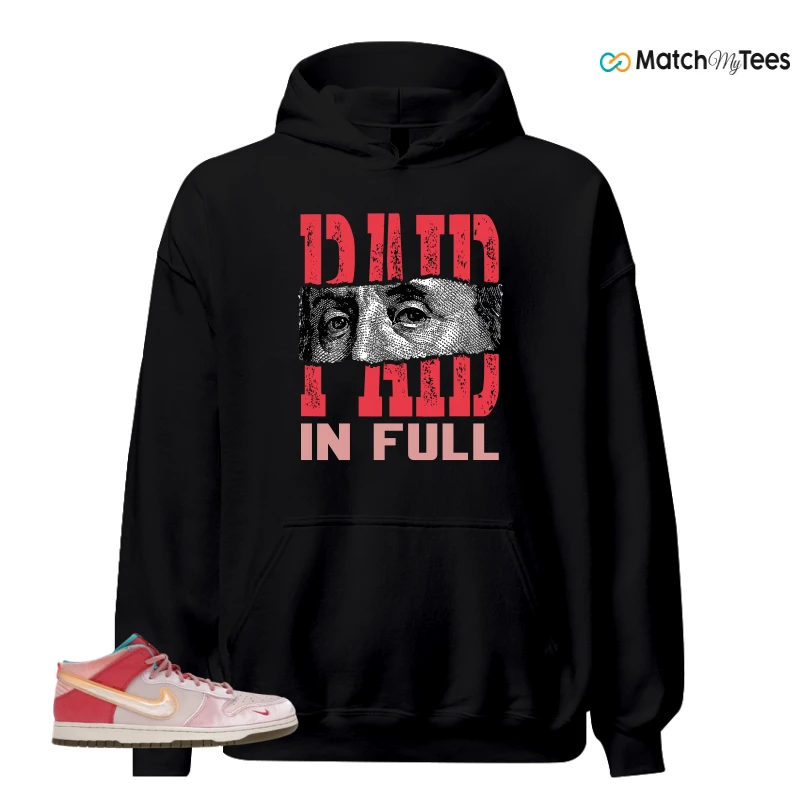 NIKE DUNK MID SOCIAL STATUS FREE LUNCH STRAWBERRY MILK SNEAKER Matching Tees hoodie