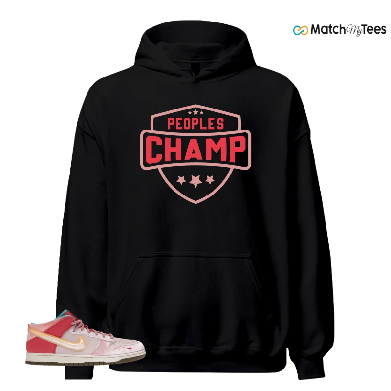 NIKE DUNK MID SOCIAL STATUS FREE LUNCH STRAWBERRY MILK SNEAKER Matching Tees hoodie