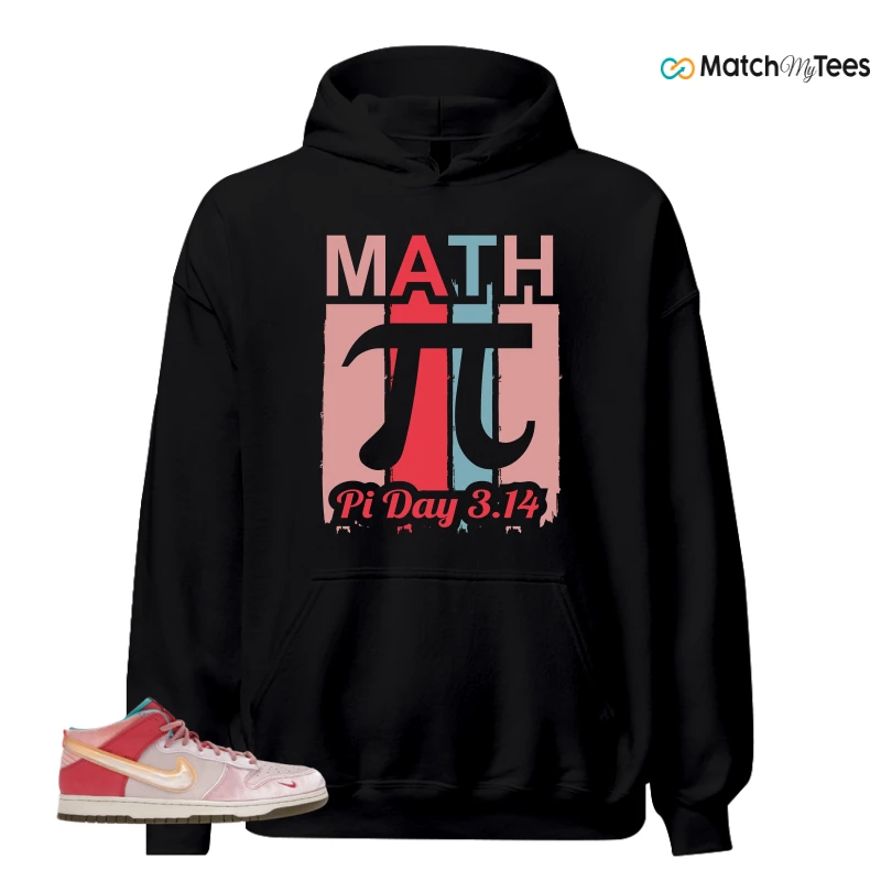NIKE DUNK MID SOCIAL STATUS FREE LUNCH STRAWBERRY MILK SNEAKER Matching Tees hoodie