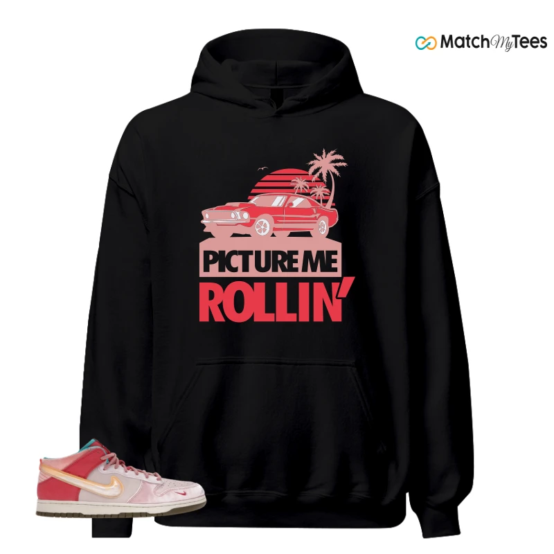 NIKE DUNK MID SOCIAL STATUS FREE LUNCH STRAWBERRY MILK SNEAKER Matching Tees hoodie