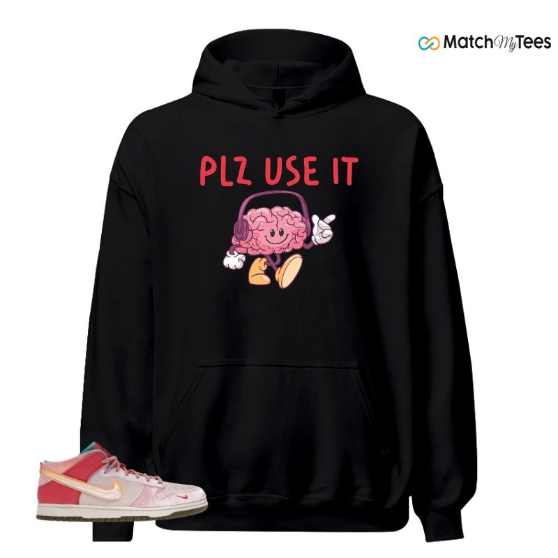 NIKE DUNK MID SOCIAL STATUS FREE LUNCH STRAWBERRY MILK SNEAKER Matching Tees hoodie