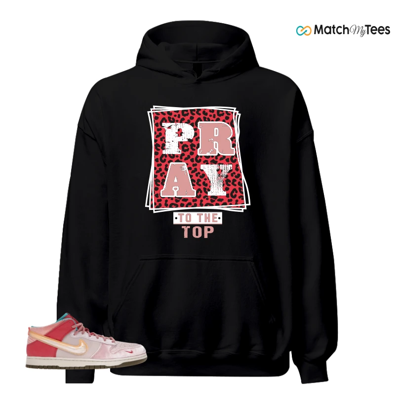 NIKE DUNK MID SOCIAL STATUS FREE LUNCH STRAWBERRY MILK SNEAKER Matching Tees hoodie