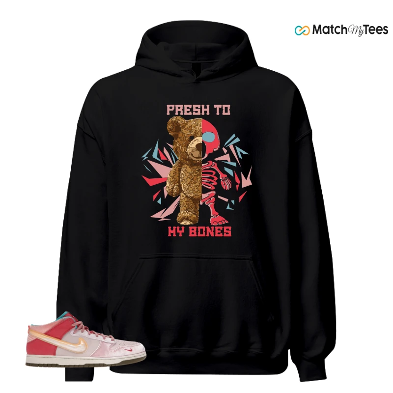NIKE DUNK MID SOCIAL STATUS FREE LUNCH STRAWBERRY MILK SNEAKER Matching Tees hoodie
