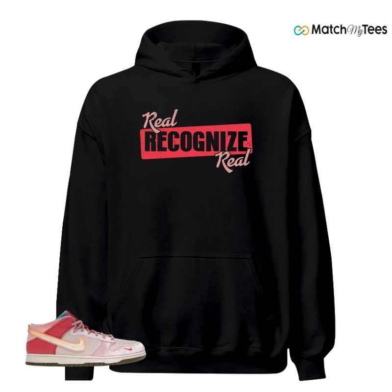 NIKE DUNK MID SOCIAL STATUS FREE LUNCH STRAWBERRY MILK SNEAKER Matching Tees hoodie