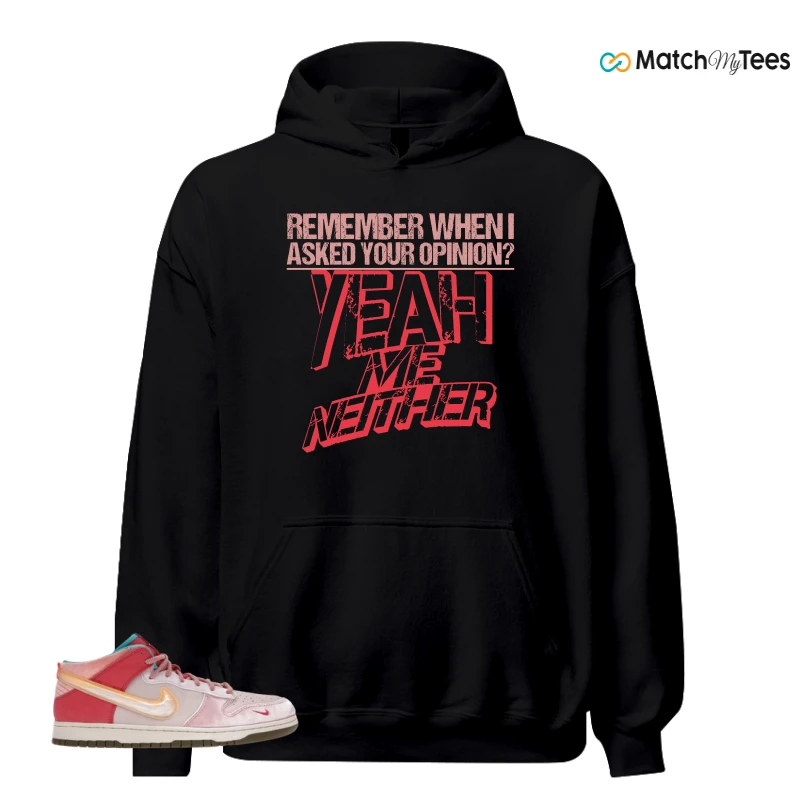 NIKE DUNK MID SOCIAL STATUS FREE LUNCH STRAWBERRY MILK SNEAKER Matching Tees hoodie