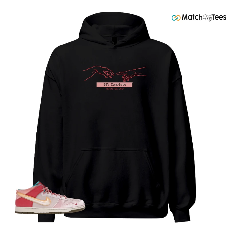 NIKE DUNK MID SOCIAL STATUS FREE LUNCH STRAWBERRY MILK SNEAKER Matching Tees hoodie
