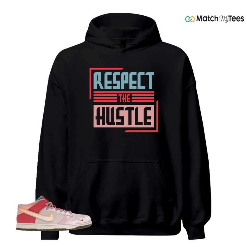 NIKE DUNK MID SOCIAL STATUS FREE LUNCH STRAWBERRY MILK SNEAKER Matching Tees hoodie