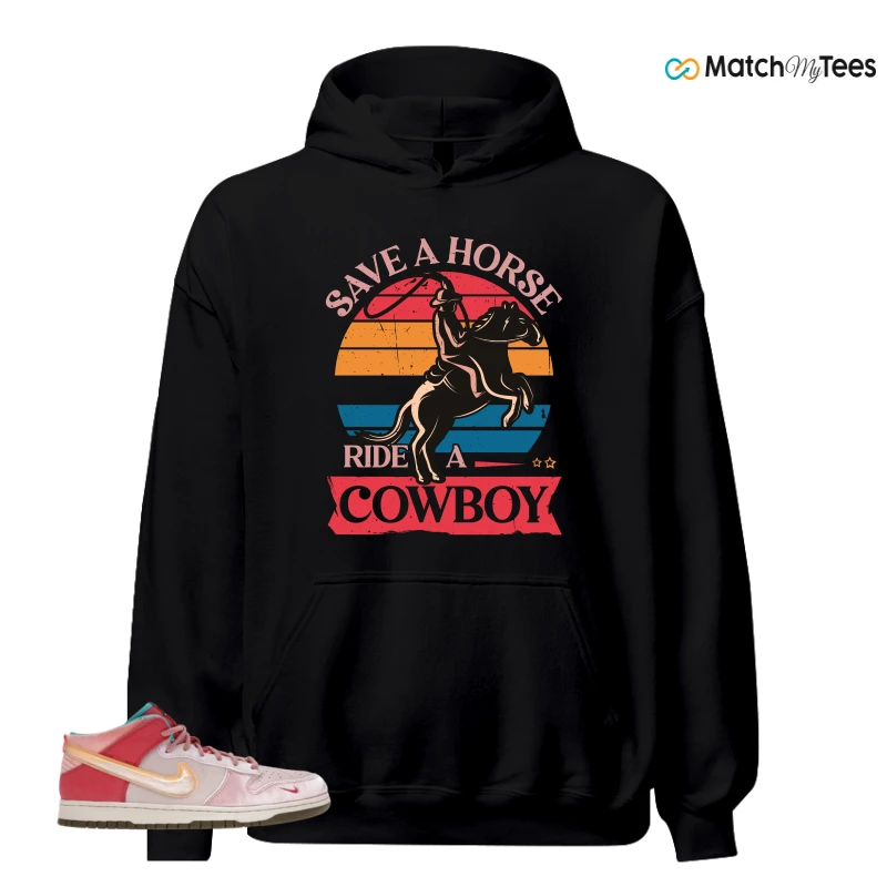 NIKE DUNK MID SOCIAL STATUS FREE LUNCH STRAWBERRY MILK SNEAKER Matching Tees hoodie
