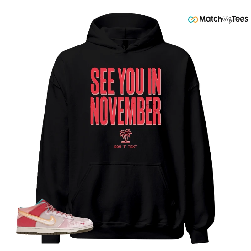 NIKE DUNK MID SOCIAL STATUS FREE LUNCH STRAWBERRY MILK SNEAKER Matching Tees hoodie