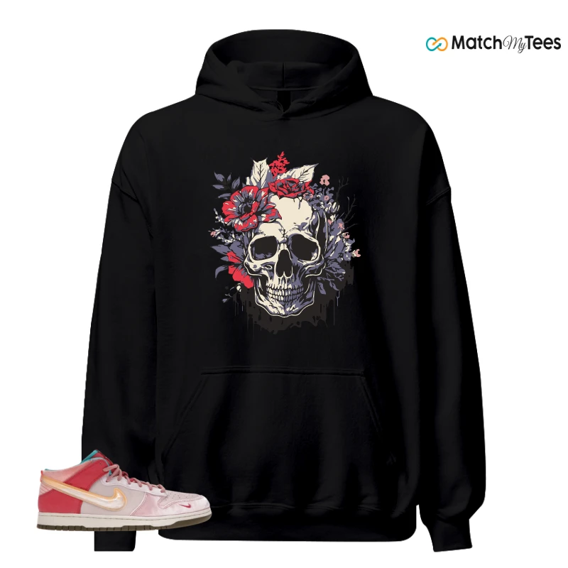NIKE DUNK MID SOCIAL STATUS FREE LUNCH STRAWBERRY MILK SNEAKER Matching Tees hoodie