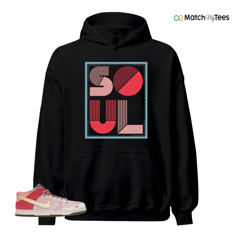 NIKE DUNK MID SOCIAL STATUS FREE LUNCH STRAWBERRY MILK SNEAKER Matching Tees hoodie