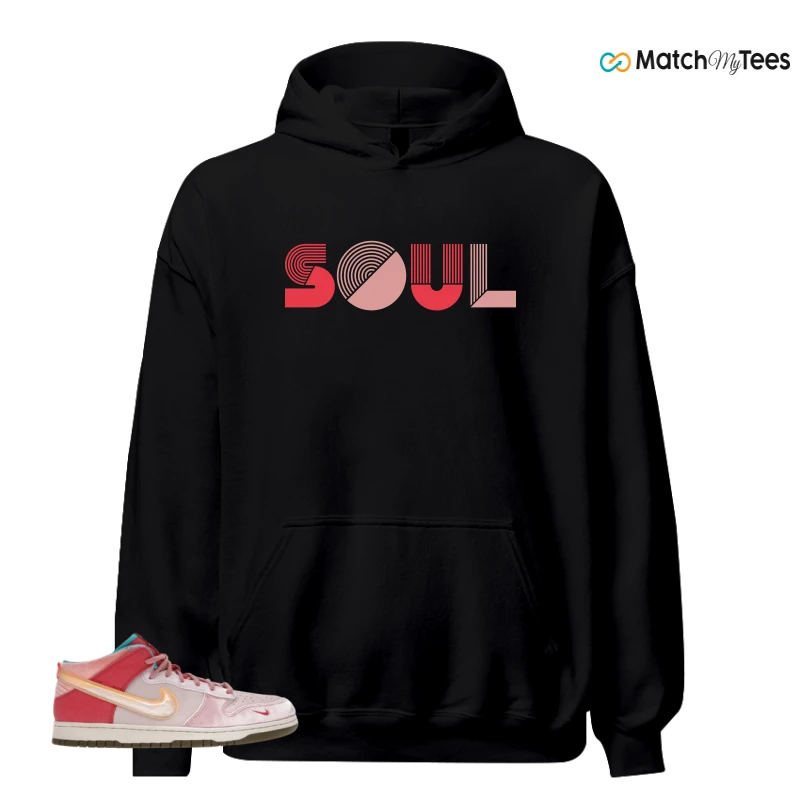 NIKE DUNK MID SOCIAL STATUS FREE LUNCH STRAWBERRY MILK SNEAKER Matching Tees hoodie