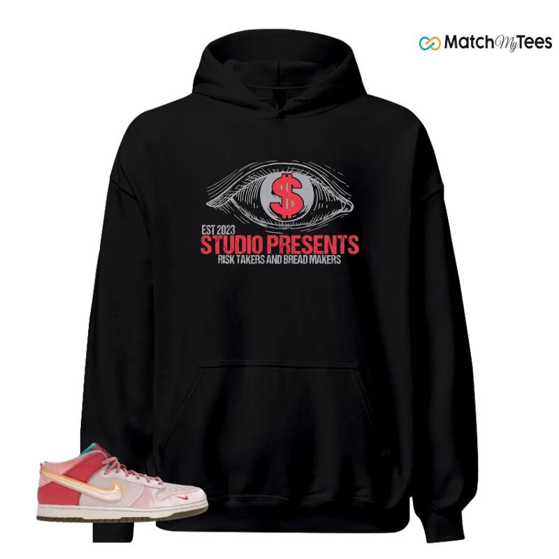 NIKE DUNK MID SOCIAL STATUS FREE LUNCH STRAWBERRY MILK SNEAKER Matching Tees hoodie