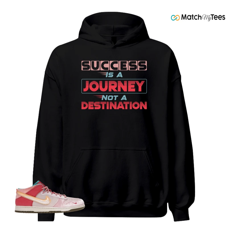 NIKE DUNK MID SOCIAL STATUS FREE LUNCH STRAWBERRY MILK SNEAKER Matching Tees hoodie