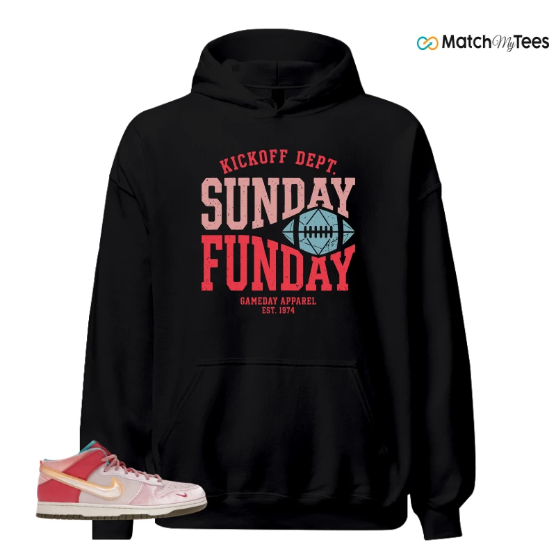 NIKE DUNK MID SOCIAL STATUS FREE LUNCH STRAWBERRY MILK SNEAKER Matching Tees hoodie