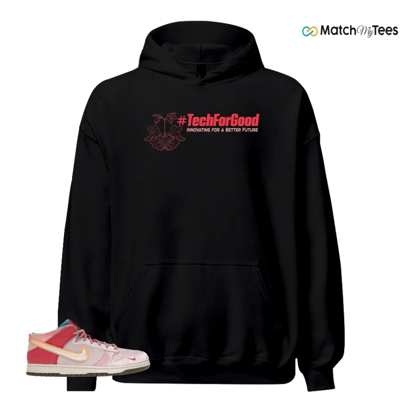NIKE DUNK MID SOCIAL STATUS FREE LUNCH STRAWBERRY MILK SNEAKER Matching Tees hoodie