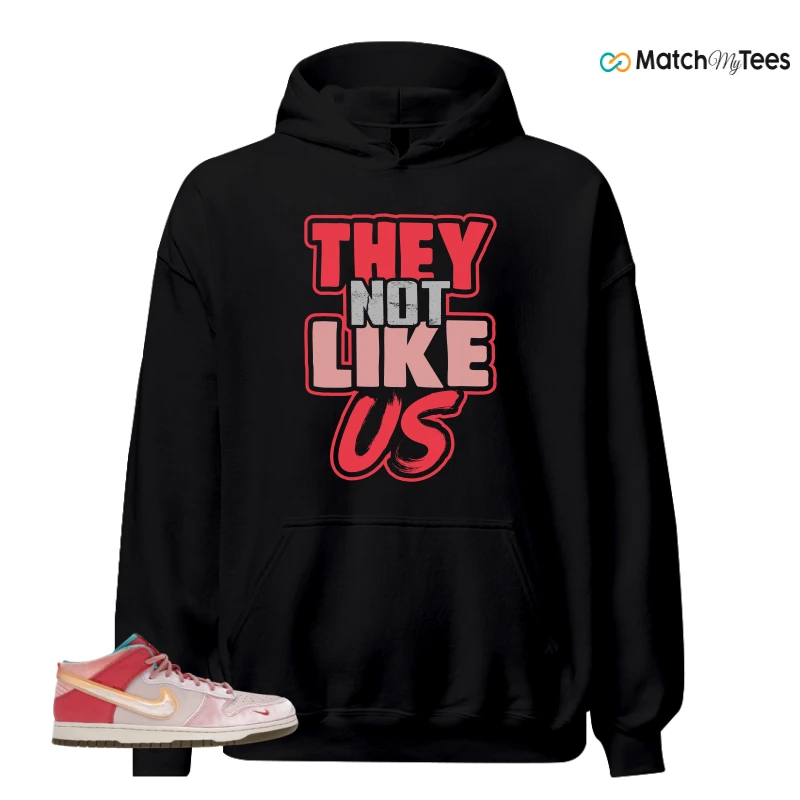 NIKE DUNK MID SOCIAL STATUS FREE LUNCH STRAWBERRY MILK SNEAKER Matching Tees hoodie