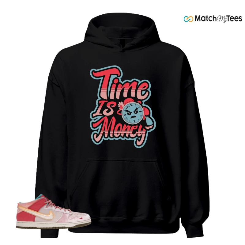 NIKE DUNK MID SOCIAL STATUS FREE LUNCH STRAWBERRY MILK SNEAKER Matching Tees hoodie