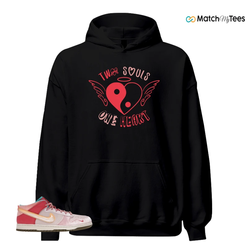 NIKE DUNK MID SOCIAL STATUS FREE LUNCH STRAWBERRY MILK SNEAKER Matching Tees hoodie