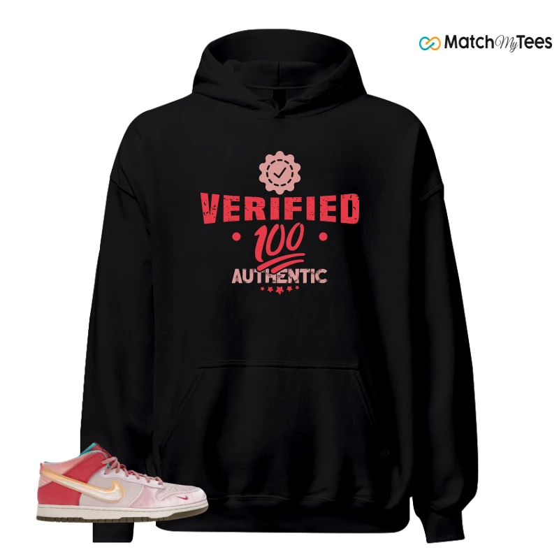 NIKE DUNK MID SOCIAL STATUS FREE LUNCH STRAWBERRY MILK SNEAKER Matching Tees hoodie
