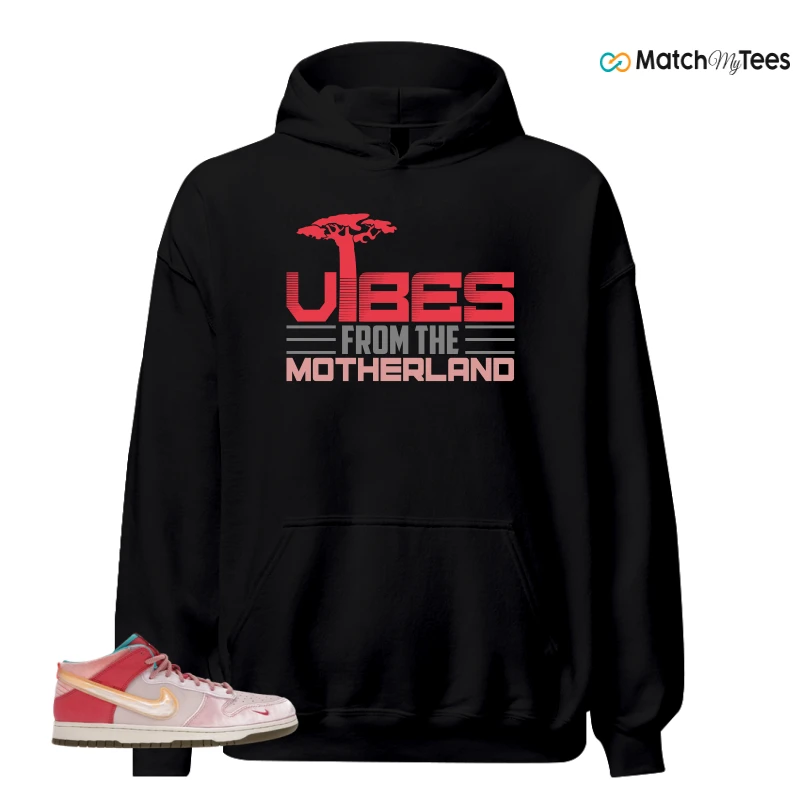 NIKE DUNK MID SOCIAL STATUS FREE LUNCH STRAWBERRY MILK SNEAKER Matching Tees hoodie