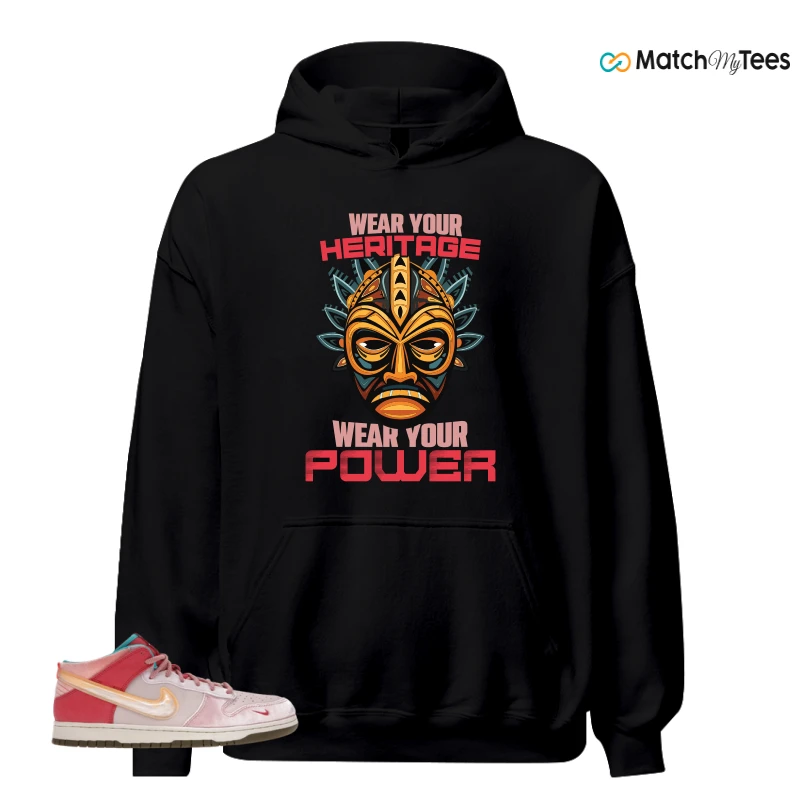 NIKE DUNK MID SOCIAL STATUS FREE LUNCH STRAWBERRY MILK SNEAKER Matching Tees hoodie