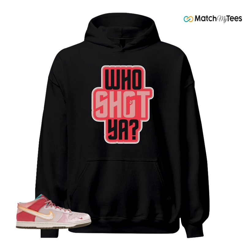 NIKE DUNK MID SOCIAL STATUS FREE LUNCH STRAWBERRY MILK SNEAKER Matching Tees hoodie