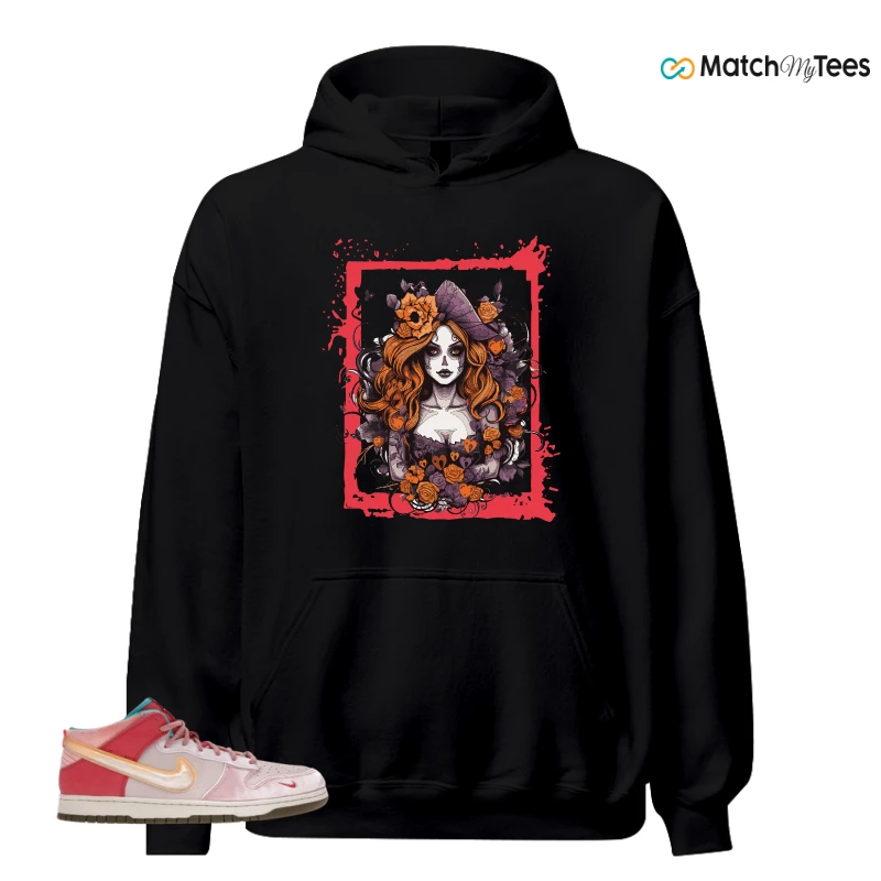 NIKE DUNK MID SOCIAL STATUS FREE LUNCH STRAWBERRY MILK SNEAKER Matching Tees hoodie