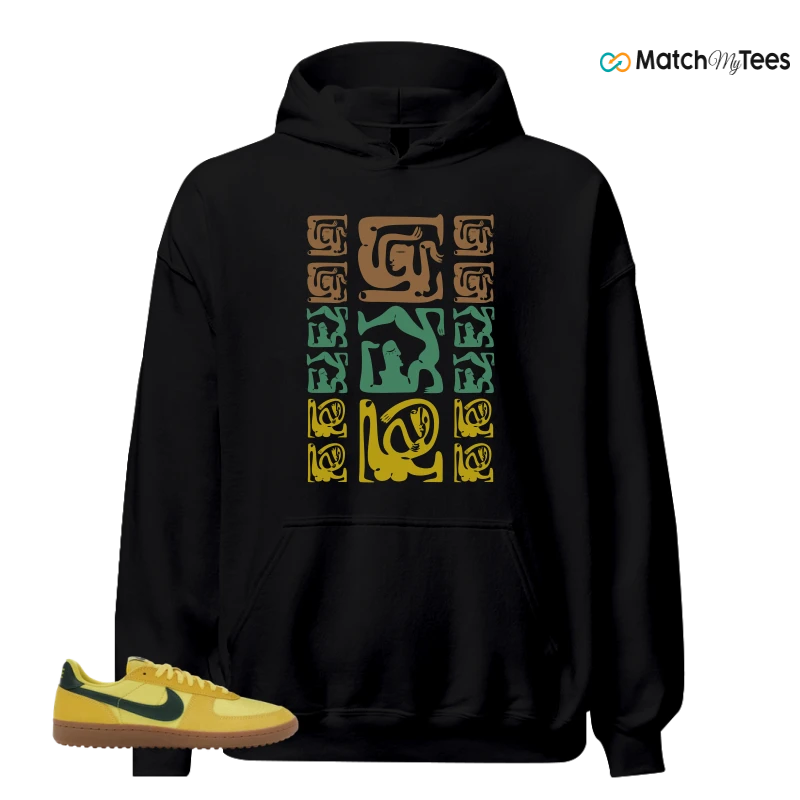NIKE FIELD GENERAL 82 CHROME YELLOW FIR SNEAKER Matching Tees hoodie