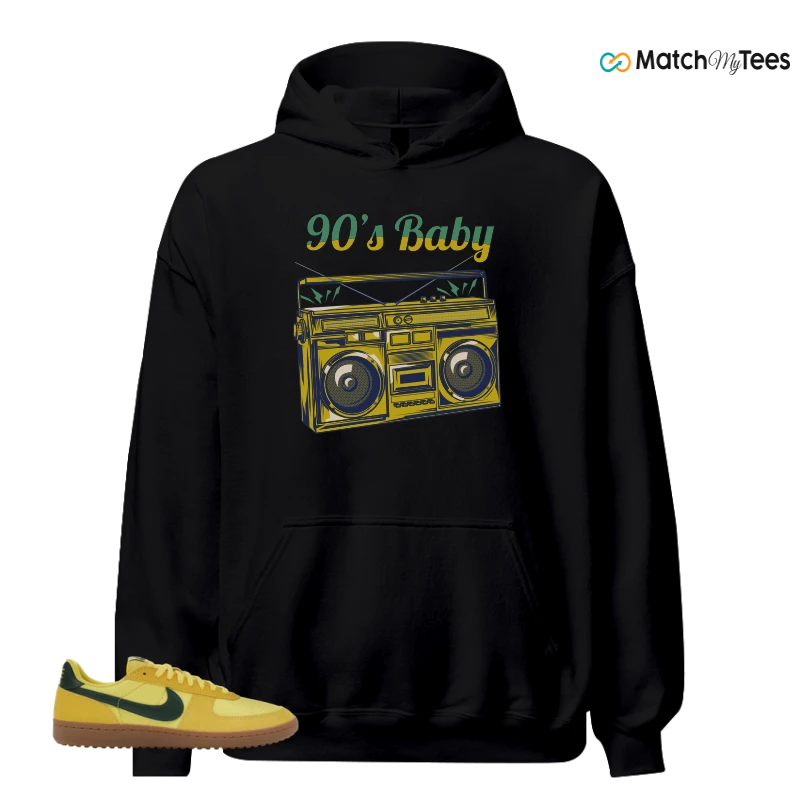 NIKE FIELD GENERAL 82 CHROME YELLOW FIR SNEAKER Matching Tees hoodie