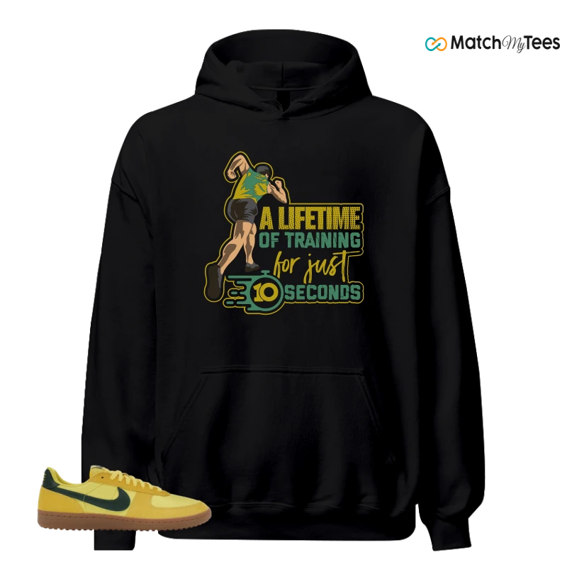 NIKE FIELD GENERAL 82 CHROME YELLOW FIR SNEAKER Matching Tees hoodie