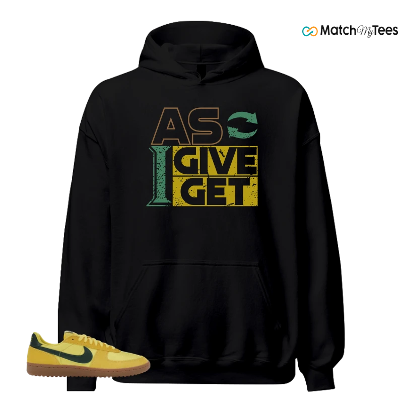 NIKE FIELD GENERAL 82 CHROME YELLOW FIR SNEAKER Matching Tees hoodie