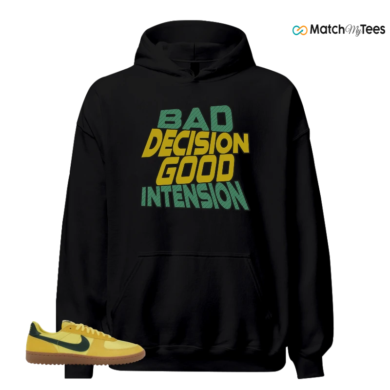 NIKE FIELD GENERAL 82 CHROME YELLOW FIR SNEAKER Matching Tees hoodie