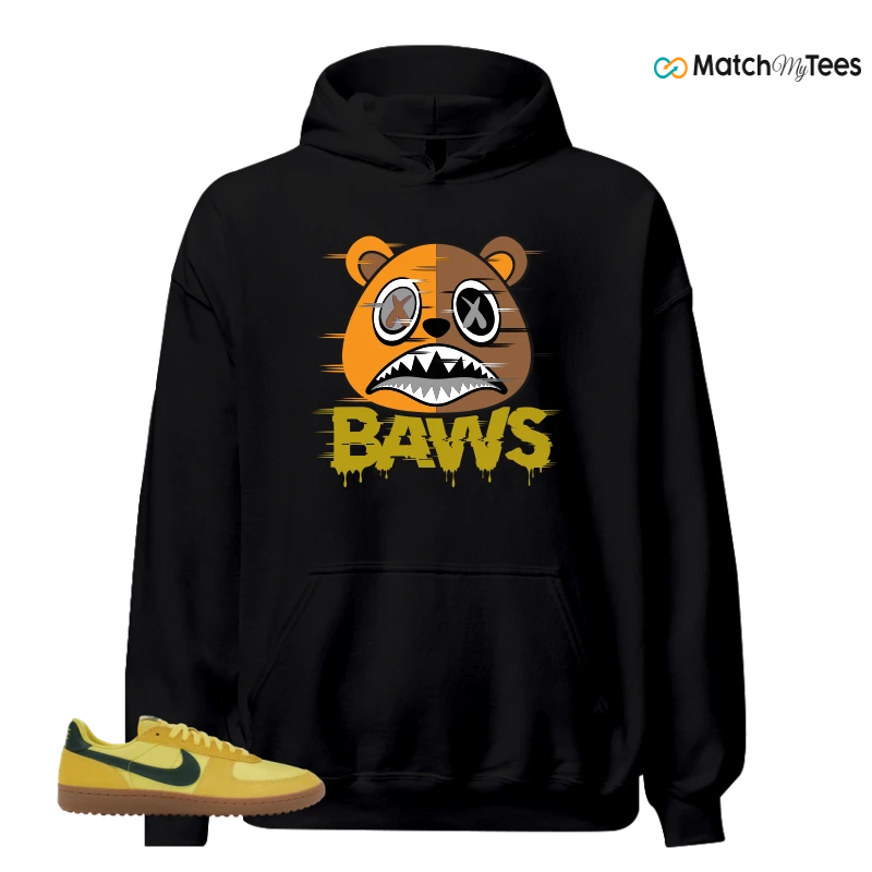 NIKE FIELD GENERAL 82 CHROME YELLOW FIR SNEAKER Matching Tees hoodie