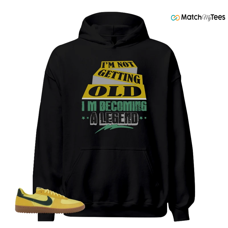 NIKE FIELD GENERAL 82 CHROME YELLOW FIR SNEAKER Matching Tees hoodie