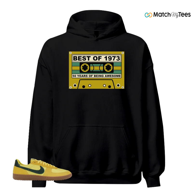 NIKE FIELD GENERAL 82 CHROME YELLOW FIR SNEAKER Matching Tees hoodie
