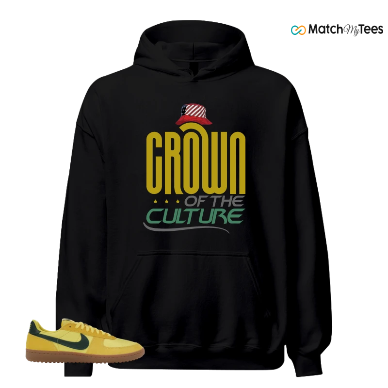 NIKE FIELD GENERAL 82 CHROME YELLOW FIR SNEAKER Matching Tees hoodie